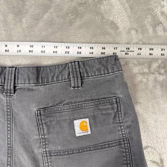 Distressed Style Carhartt Work Wear Utility Mens Relaxed Jeans 38x30 - Picture 8 of 8